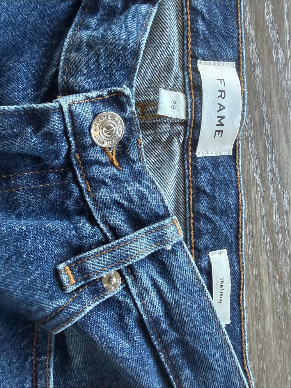 Frame-The hang Women’s Mid Rise Relaxed Straight-Leg Ankle Jeans - Picture 5 of 6